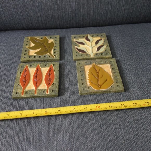 Coasters with Leaf Designs - Picture 3 of 7